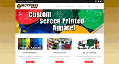 Desktop Screenshot of brownbearprinting.com
